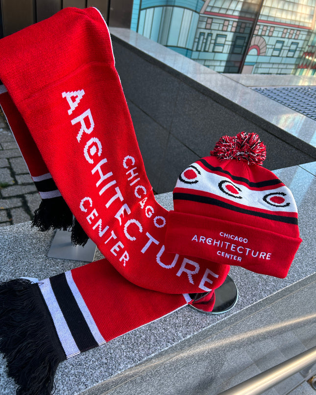 CAC Logo Knit Scarf