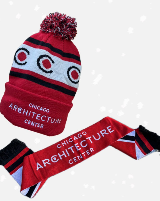 CAC Logo Knit Scarf