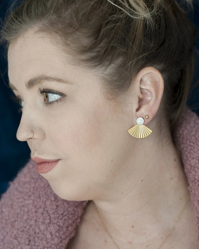 Mother of Pearl Beam Studs