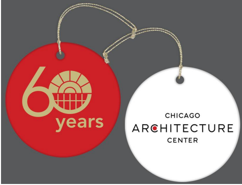 CAC 60th Anniversary Ceramic Ornament