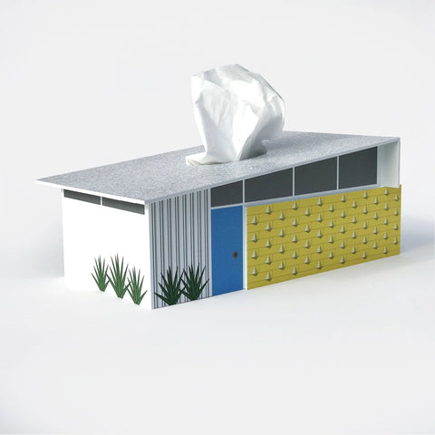 Midcentury Tissue Box Cover Wedge House