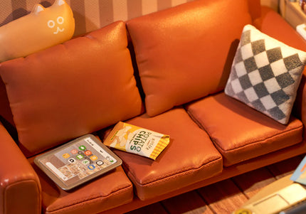 DIY Cozy Living Lounge Miniature House