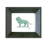 Art Institute Lions Framed Print - 3.375 x 4.125 Inches