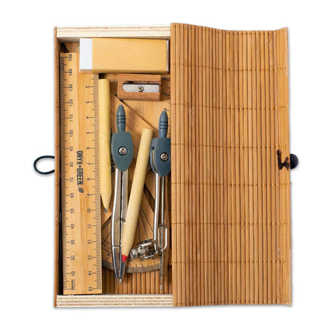 Mini Geometry Drawing Tool Set Bamboo Maths Set Bamboo Triangle Ruler Set -  China Ruler, Straight Ruler