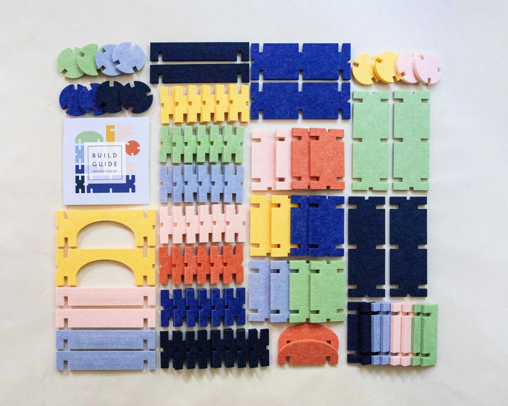 Connecting Blocks Design Interlocking Blocks Architectural Set – CAC Design Store