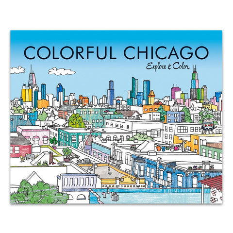 Colorful Chicago Coloring Book