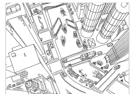 Colorful Chicago Coloring Book