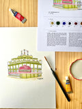 Wrigley Field - Watercolor DIY Kit