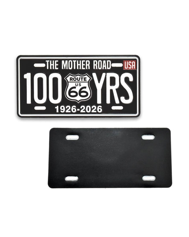 100 Years Route 66 Magnet- BLACK