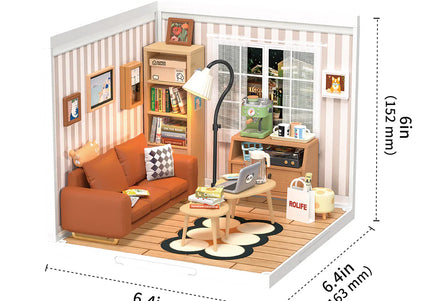 DIY Cozy Living Lounge Miniature House