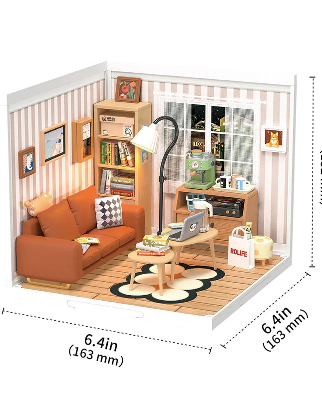 DIY Cozy Living Lounge Miniature House