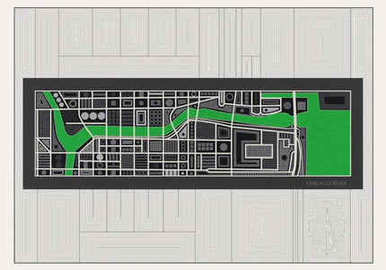 Chicago Green River - 11x14 Print