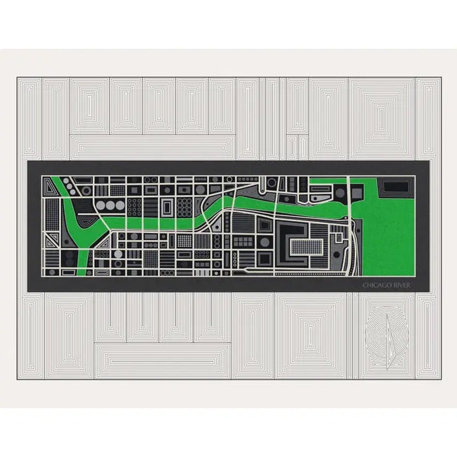 Chicago Green River - 11x14 Print