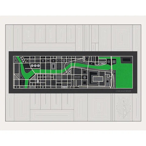 Chicago Green River - 11x14 Print
