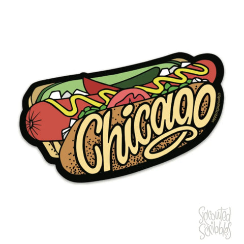 Chicago Hot Dog Sticker