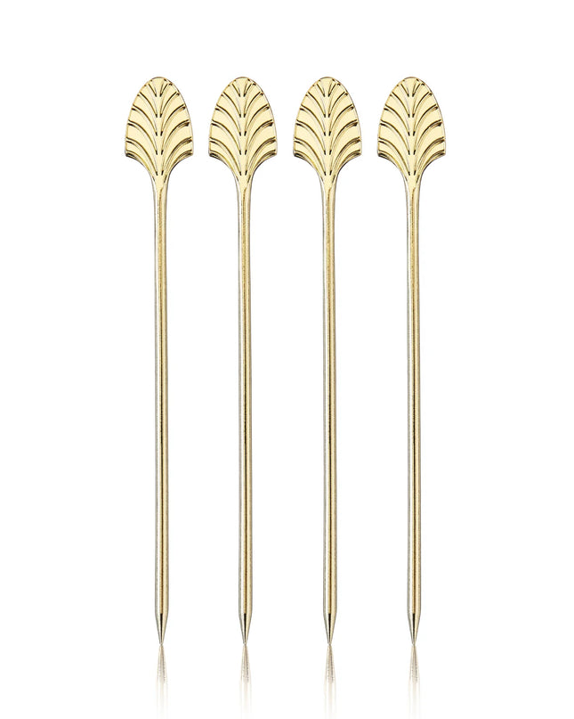 Belmont: Gold Art Deco Cocktail Picks