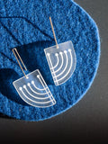 Hanukkah Menorah Drop Earrings