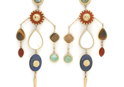 Artsy Stone Mobile Earrings