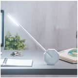 Octagon Portable Desk Light in White