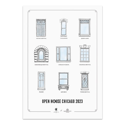 Open House Chicago 2023 Print - 11 x 17 inches