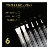 On-the-Go Watercolor Paint and Brushes Set
