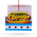 Chicago Style Hot Dog Resin Ornament