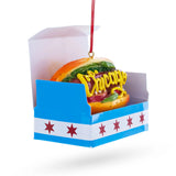 Chicago Style Hot Dog Resin Ornament