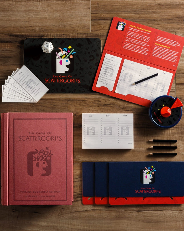 Scattergories Vintage Bookshelf Board Game