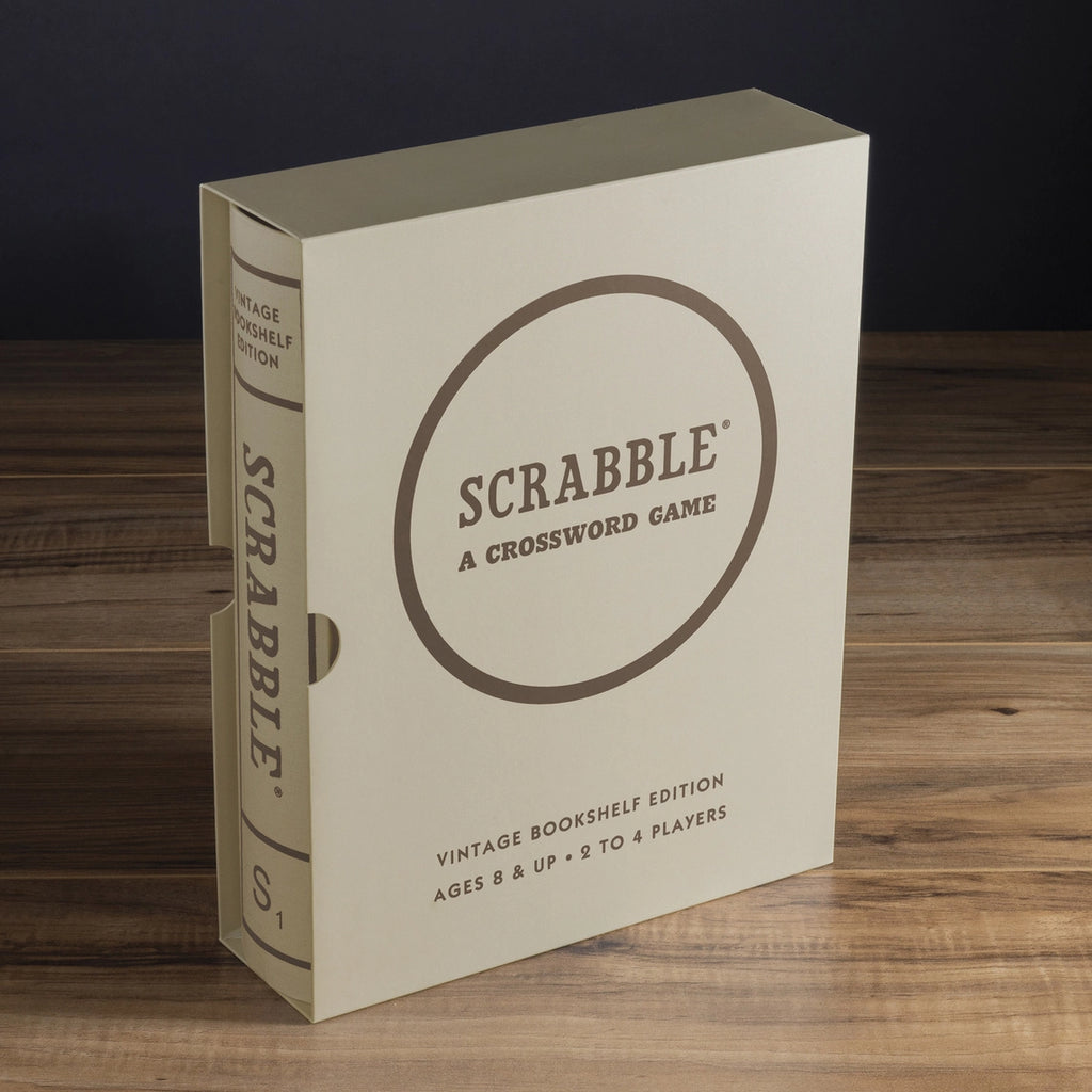 Scrabble Vintage Bookshelf Board Game – Cac Design Store