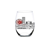 Chicago Skyline Stemless Wine Glasses - Set of 4