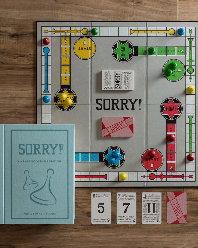 Sorry! Vintage Bookshelf Board Game