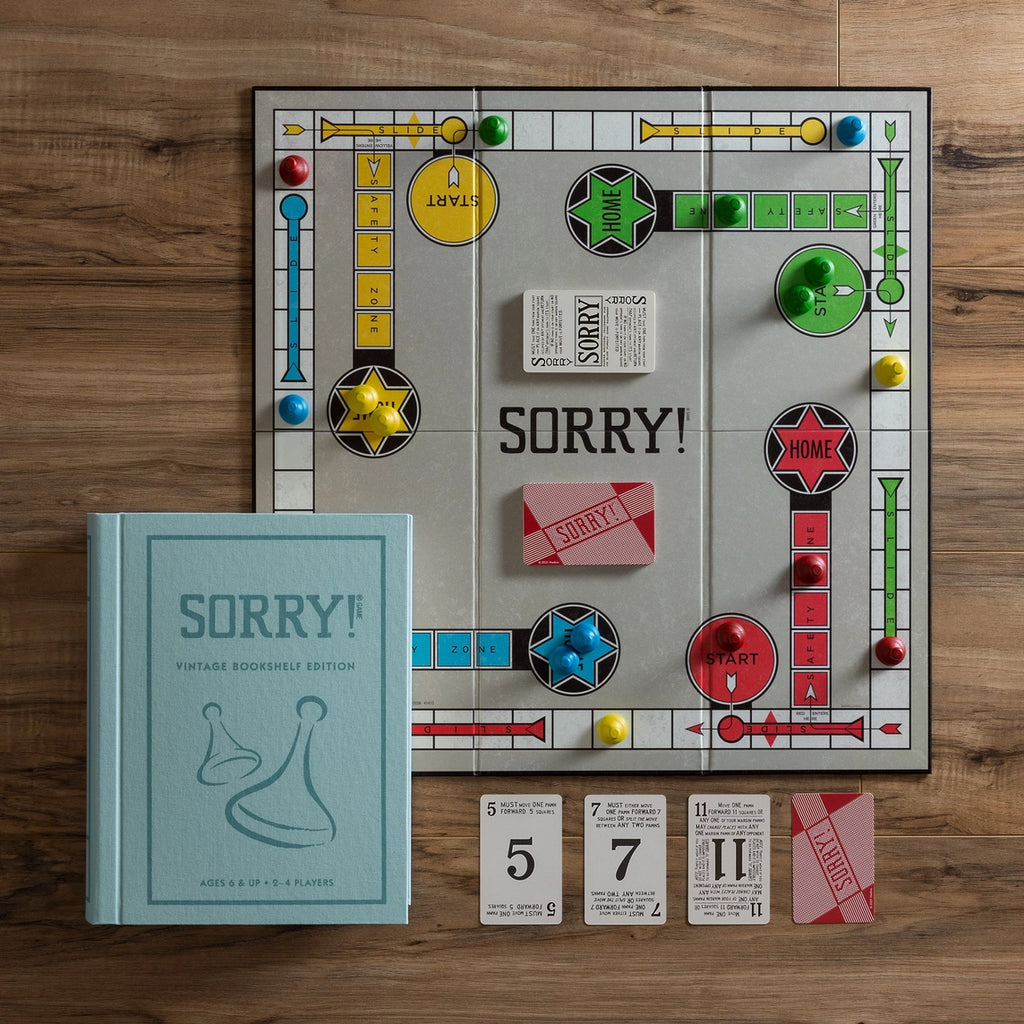 Sorry! Vintage Bookshelf Board Game – Cac Design Store