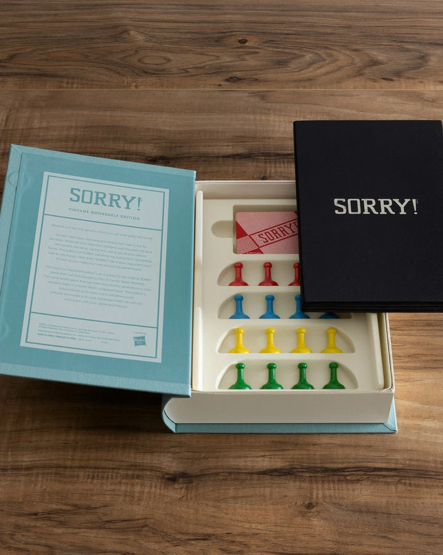 Sorry! Vintage Bookshelf Board Game
