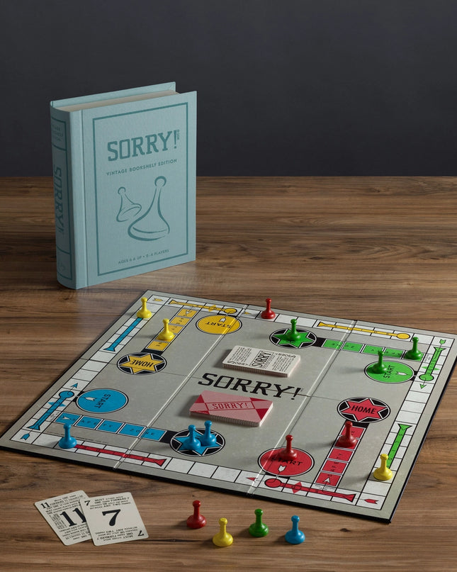 Sorry! Vintage Bookshelf Board Game