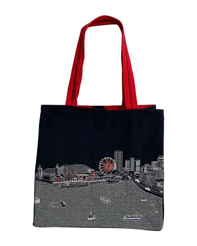Chicago Tote Bag- Night
