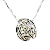 Tumbleweed Necklace in Silver