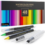 Watercolor Pens Gift Set- 48 Watercolor Pens