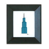 Willis Tower Framed Print - 3.375 x 4.125 Inches
