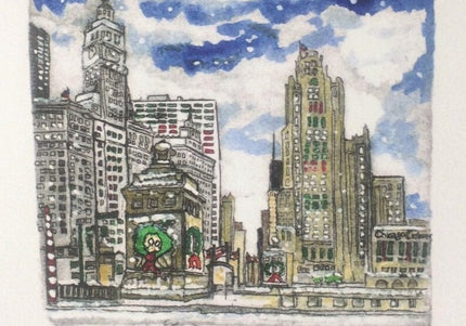 Winter at Bridge Tender Note Cards Set P