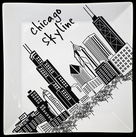 Chicago Skyline Small Plate