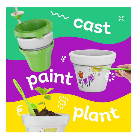 paint plant pot kit Cast, Paint and Plant Kit – CAC Design Store