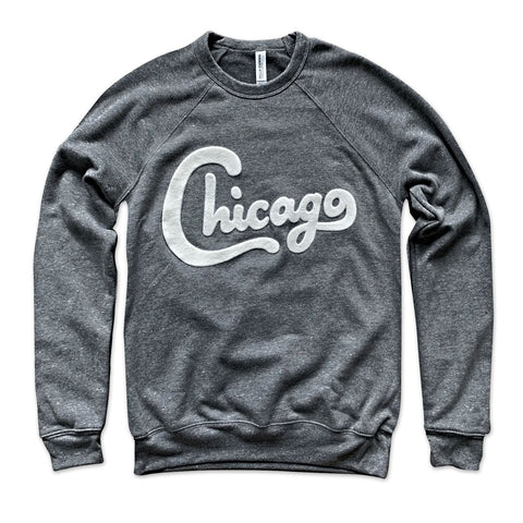 Chicago Felt Applique Crewneck Sweatshirt
