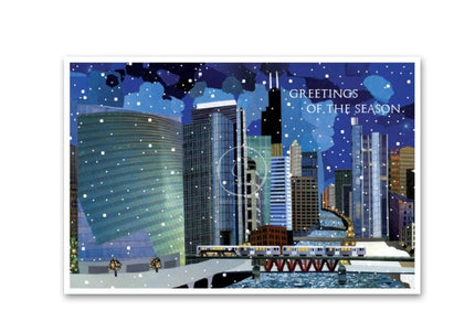 Chicago River Holiday Cards - Set of 8