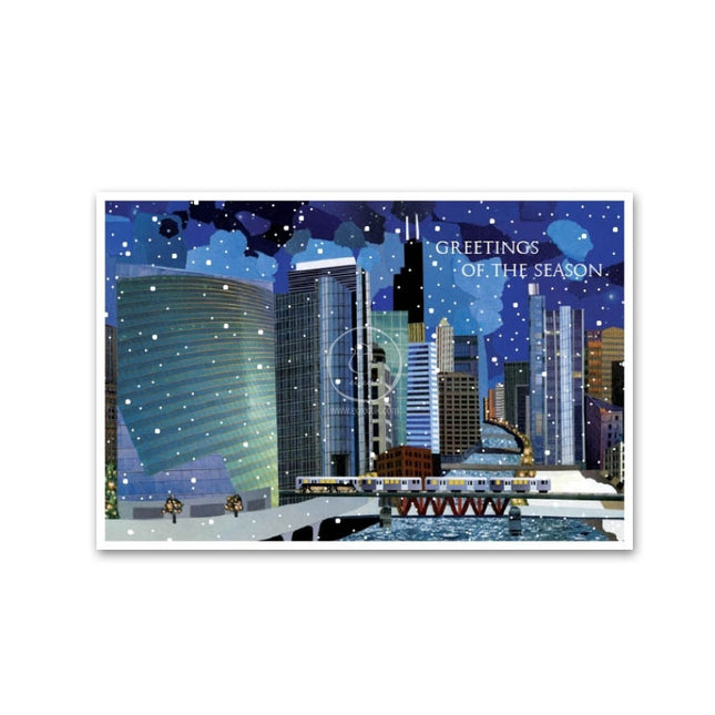Chicago River Holiday Cards - Set of 8