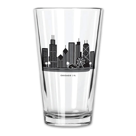 Chicago Skyline Pint Glass