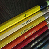 Craft Beer Pencils - Set of 9