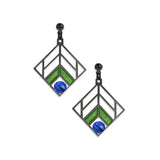 Frank Lloyd Wright Chevron Earrings