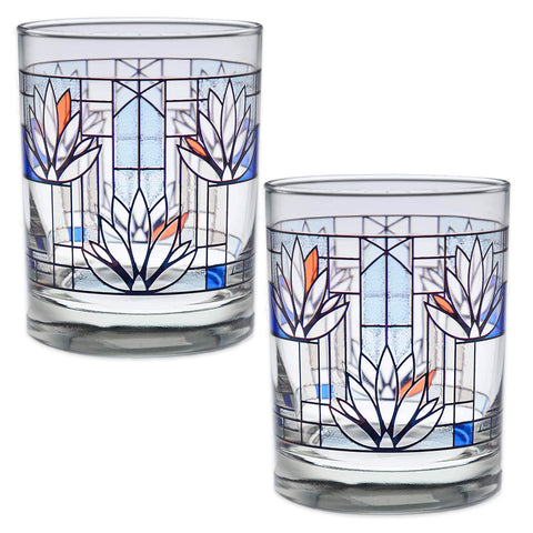 Waterlilies Glasses - Set of 2