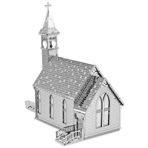 Old Country Church - 3D Metal Model Kit