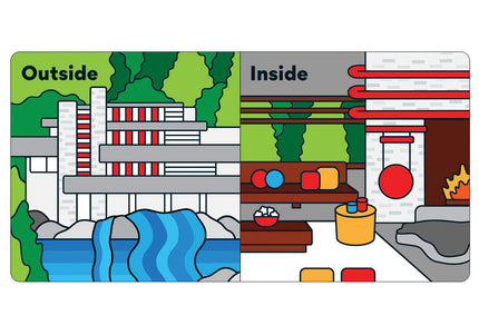 Opposites with Frank Lloyd Wright - Board Book